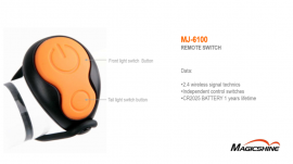 MJ-902-2000 inkl. MJ 910 Rücklicht als Komplettset